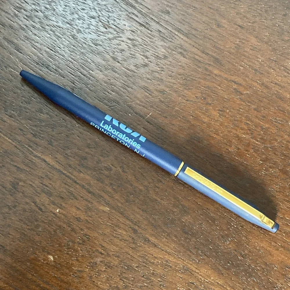 Vtg Ritepoint‎ Chromatic RCA Laboratories Pen w/Original Box Blue Ink